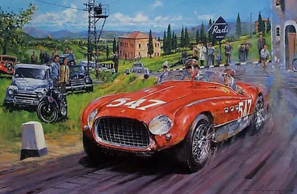 1953 Mille Miglia Print - Nicholas Watts