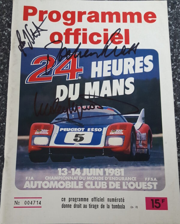 1981 Le Mans Program