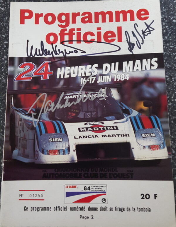 1984 Le Mans Program