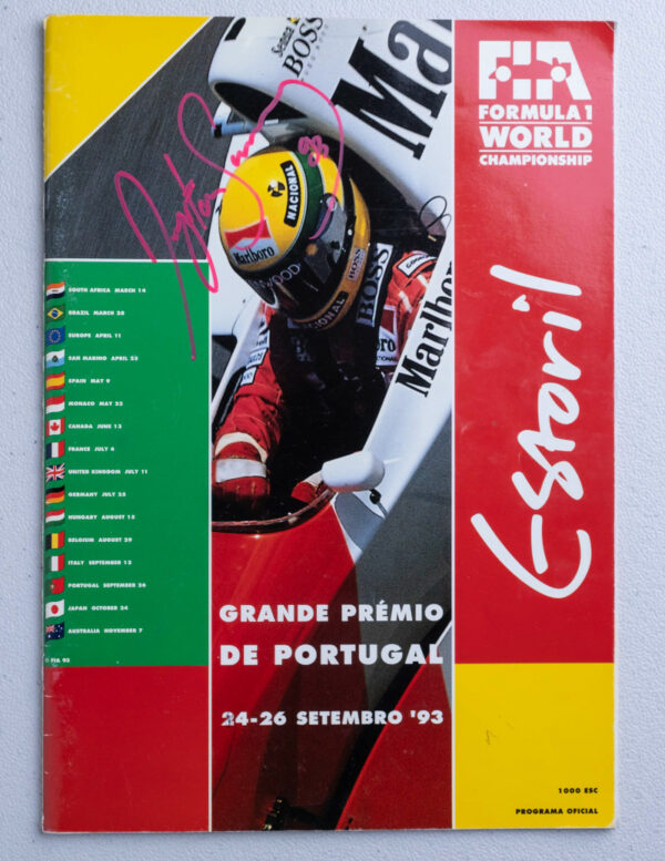 1993 Portugal GP Program