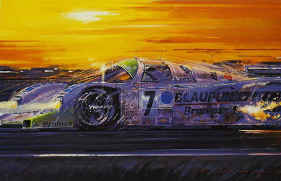 Daytona Porsche 6 Autographs