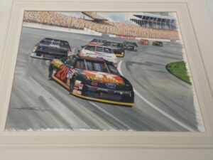 Ernie Irvan NASCAR Painting - Simon Ward