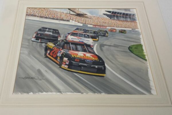 Ernie Irvan NASCAR Painting - Simon Ward