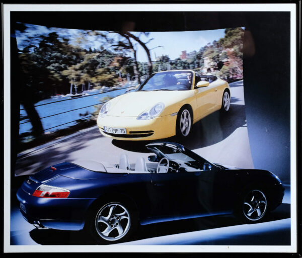 Framed Porsche Cabriolets Factory Poster