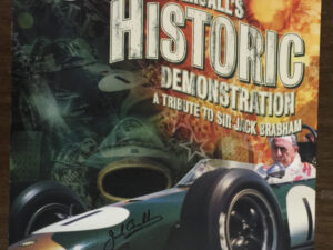 Poster for sale of Jack Brabham Tatersall car racing