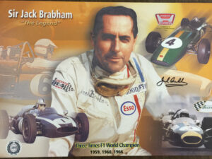 Jack Brabham - The Legend Autographed Poster