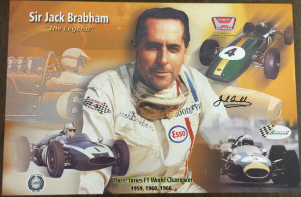 Jack Brabham - The Legend Autographed Poster