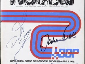 Long Beach GP Program Signed by Harrison & 11 Drivers