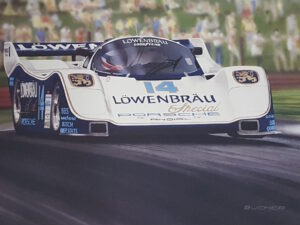 Lowenbrau Porsche - Bucher - Close Up