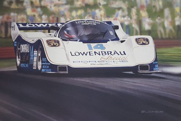 Lowenbrau Porsche - Bucher - Close Up