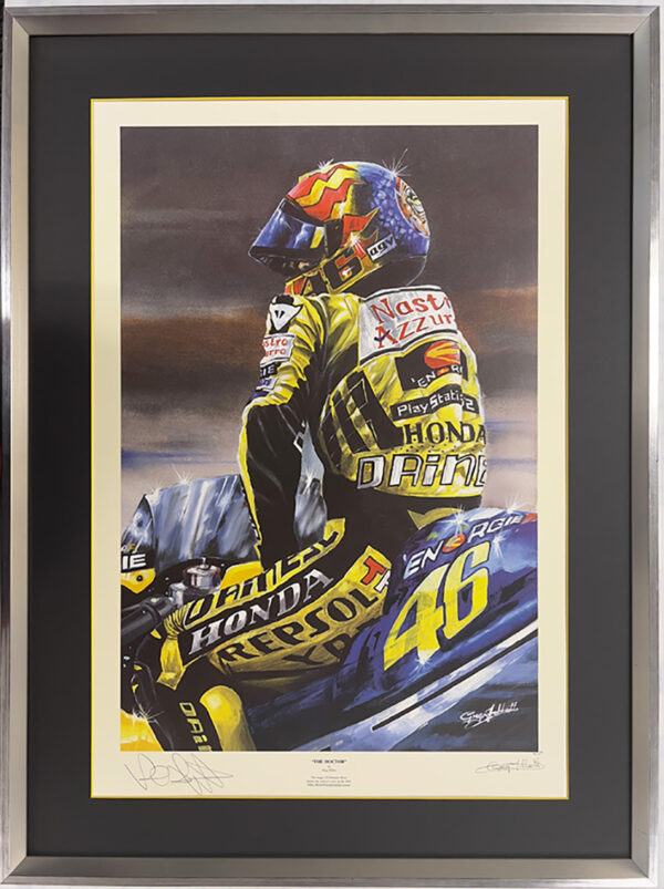 The Doctor Framed Valentino Rossi Print