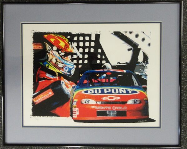 #24 Jeff Gordon Framed NASCAR Print