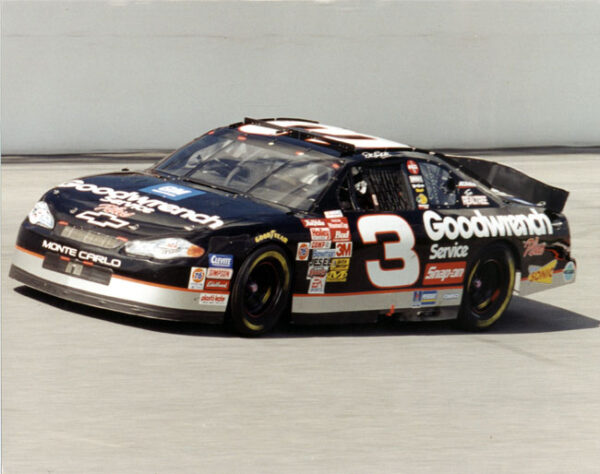 8 x 10 color photo of Dale Earnhardt in the Goodwrench 3 car