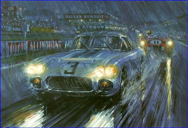 American Thunder Le Mans 1960 - Signed by Fitch