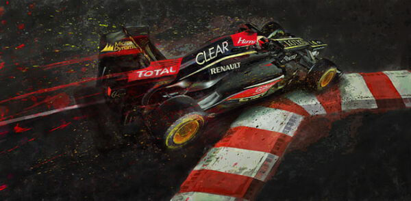 Apex Hunter Kimi Raikkonen Canvas Print