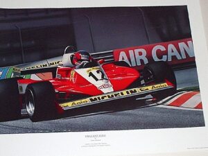 Frequent Flyer Gilles Villeneuve Print