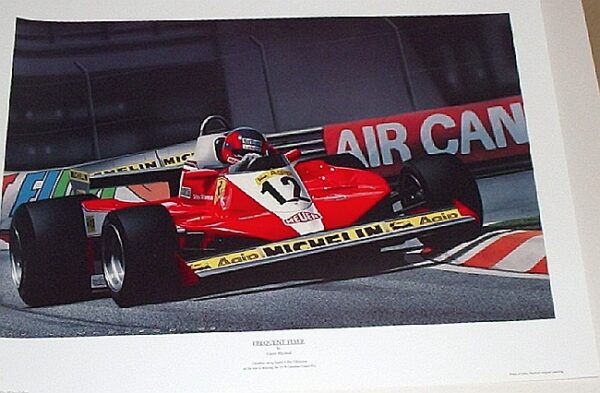 Frequent Flyer Gilles Villeneuve Print