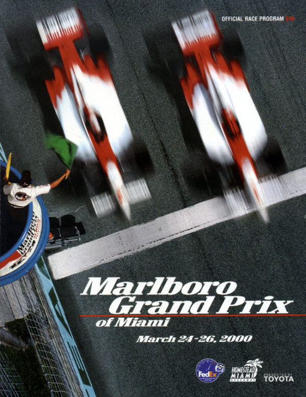 2000 Miami Grand Prix Autographed Program