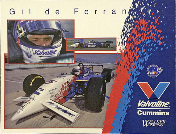 Walker Team Racing Card - Gil de Ferran