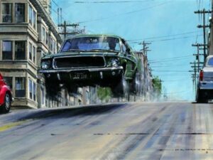 Bullitt Gives Chase Steve McQueen Print