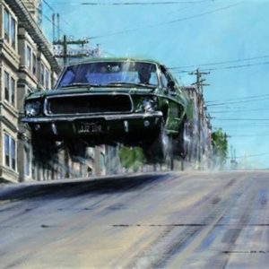 Bullitt Gives Chase Steve McQueen Print