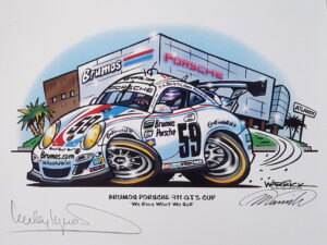 Brumos Porsche 911 Signed by Hurley Haywood