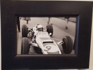 Bruce McLaren 1965 Silverstone Framed Photo