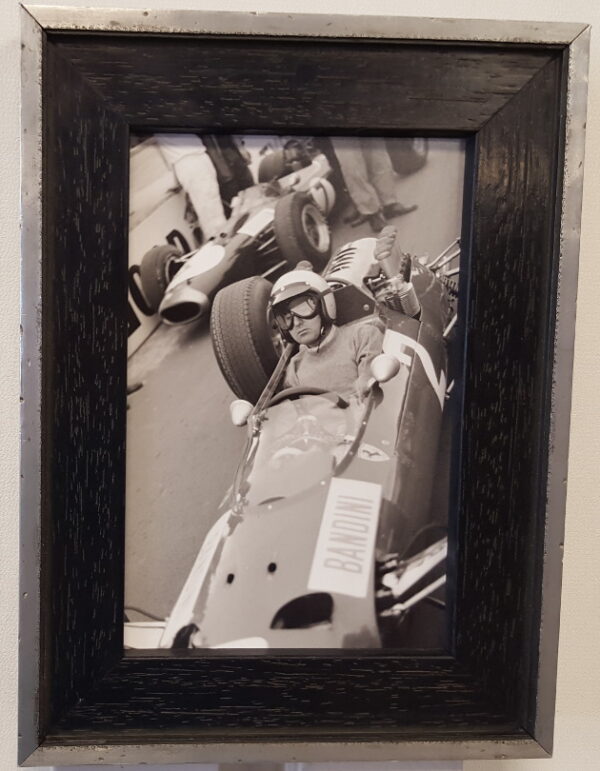 Lorenzo Bandini at 1965 Silverstone Framed Photo