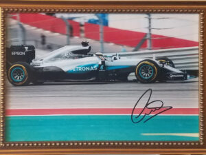 Lewis Hamilton #3 Autographed Framed Photo