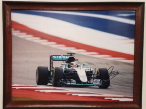 Lewis Hamilton Autographed Photo 5