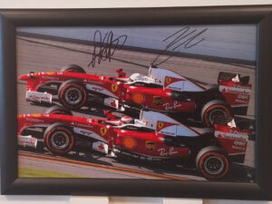 Sebastian & Kimi Autographed Photo