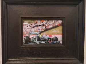 Nico Rosberg Autographed Framed Photo Card