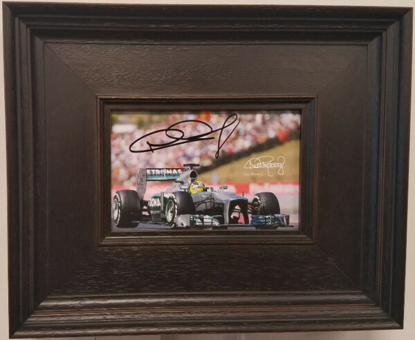 Nico Rosberg Autographed Framed Photo Card