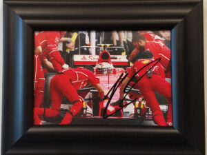 Kimi Pit Stop Autographed Photo