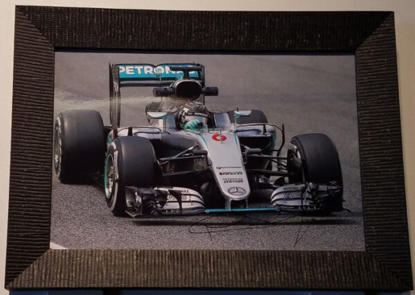 Nico Rosberg Autographed Framed Photo