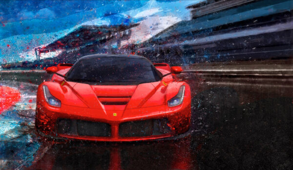 Splash Dance Ferrari Print by Alan Greene