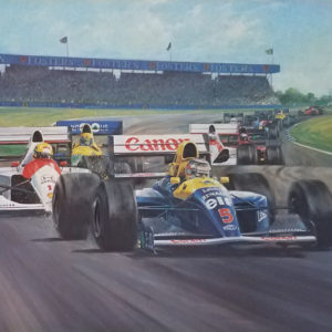 Mansell British Victory by Alan Fearnley