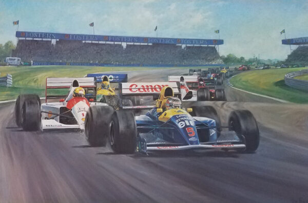 Mansell British Victory by Alan Fearnley