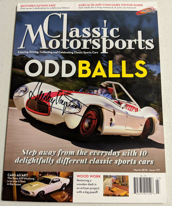 Classic Motorsports March 2018 Signed by Haywood