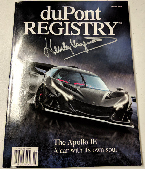 Dupont Registry Jan 2018 Signed by Haywood