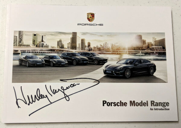 Porsche Model Range Signed by Haywood