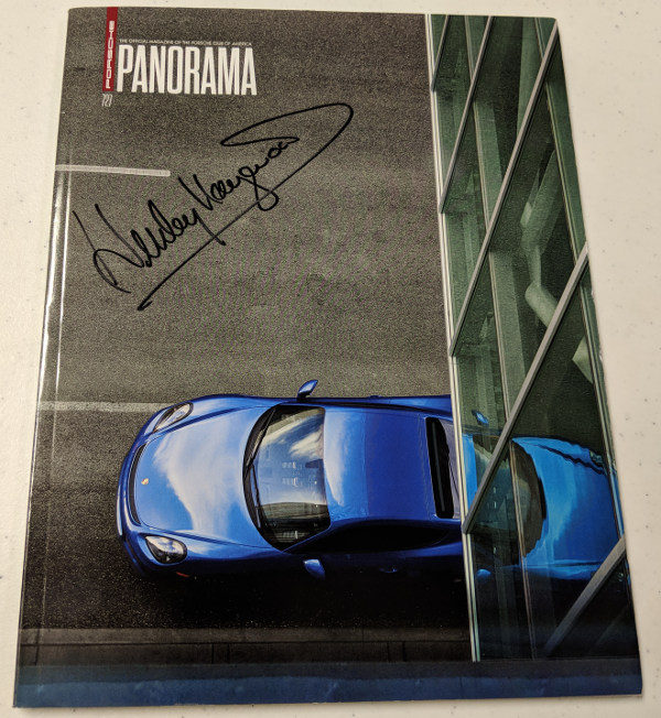 Porsche Panorama Oct 2017 Signed by Haywood