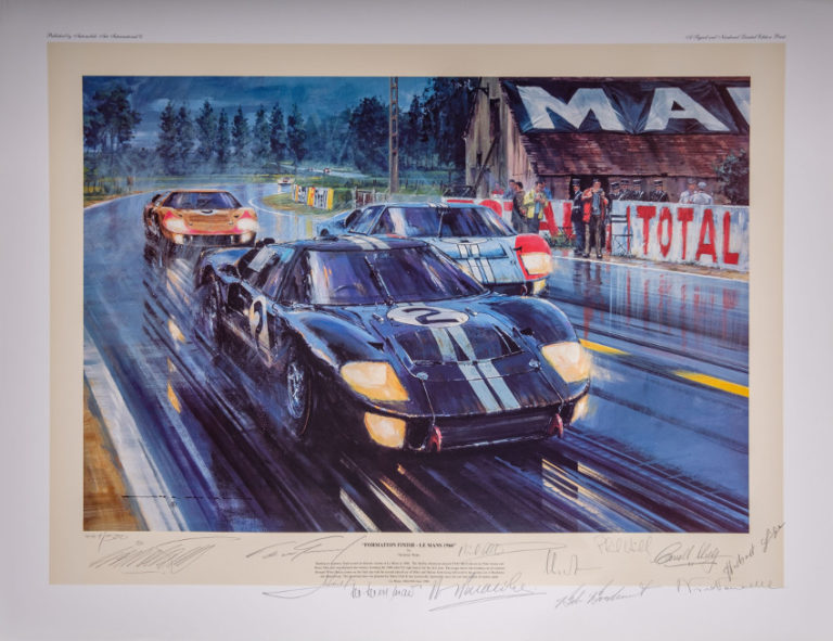 Formation Finish Autographed Print by Nicholas Watts Freck's Auto Art