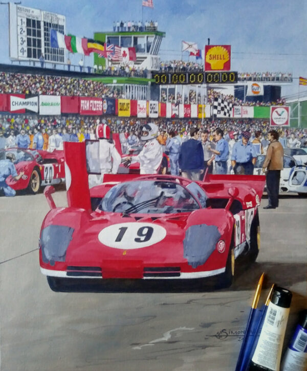 Andretti Siffert - Sebring 1970 Original Painting