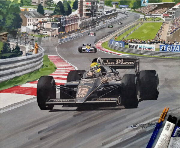 Ayrton Senna JPS Lotus - Simon Ward