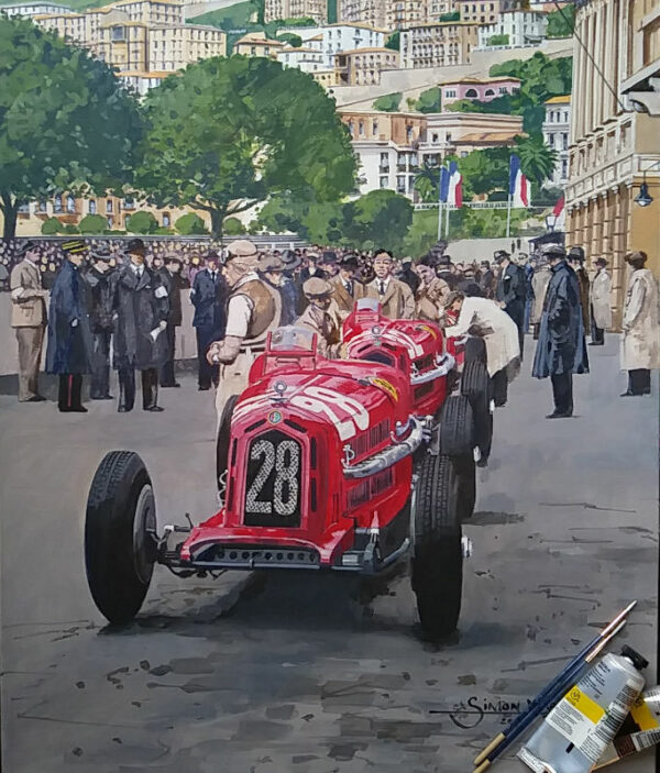 Tazio Nuvolari Painting - Simon Ward