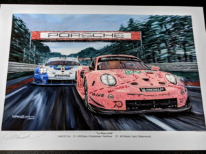 LeMans 2018 Pink Pig - Rothmans Retro - Roger Warrick