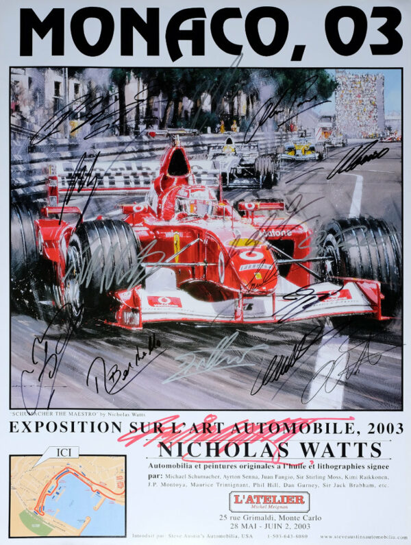 Monaco '03 Poster by Nicholas Watts