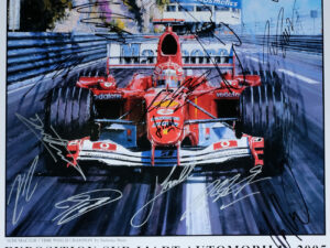 Monaco '05 Michael Schumacher Poster by Nicholas Watts