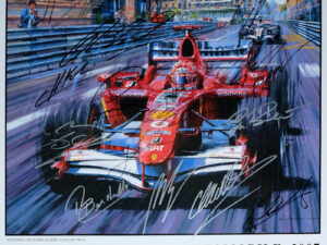 Monaco 07 Autographed Poster by Nicholas Watts